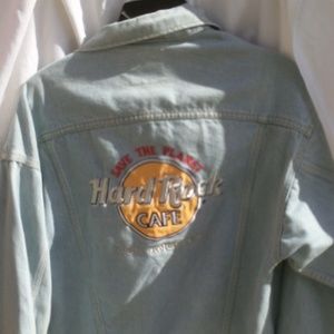 Hard Rock Cafe Jean Denim Jacket Unisex